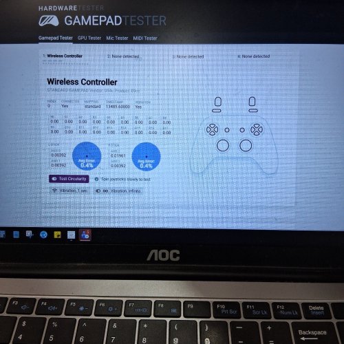 DYONDER WIRELESS GAME CONTROLLER FOR PS4 - 1000MAH - WHITE image 2