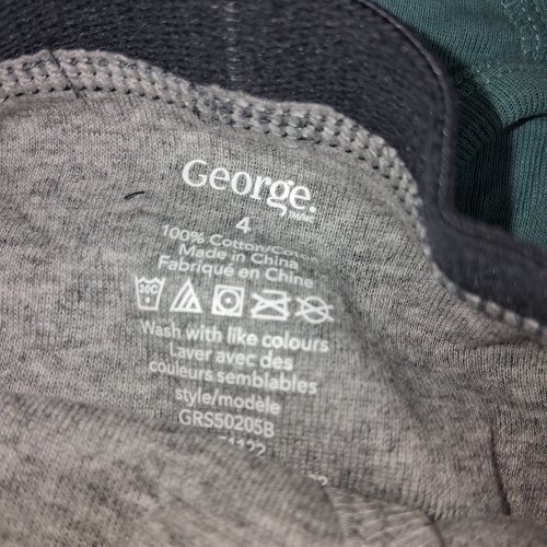 4 ASSORTED BOYS' GEORGE COTTON BRIEFS - SIZE 4 - ASSORTED COLORS (STYLE: GRS50205B) image 3