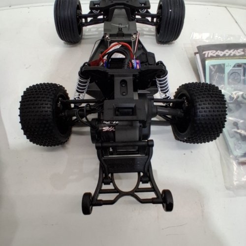 TRAXXAS RUSTLER BL-2S HD 2WD BRUSHLESS RC STADIUM TRUCK - 1/10 SCALE - BLUE (MODEL: TRA37054-4BLUE) image 7