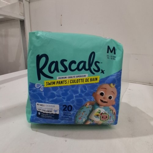 20PK RASCALS PREMIUM NO SWELL SWIM PANTS - MEDIUM (22-33LB) image 2