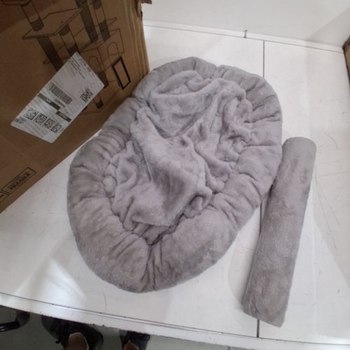KOMICOLL TALL CAT TOWER WITH HAMMOCK, CONDO AND SCRATCHING PAD, CAT TREE - 54" - GREY (MODEL: TJ-04) image 3