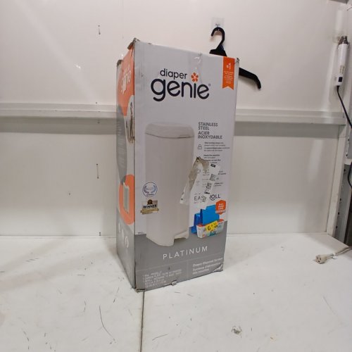 DIAPER GENIE PLATINUM DIAPER DIAPER PAIL - WHITE image 4