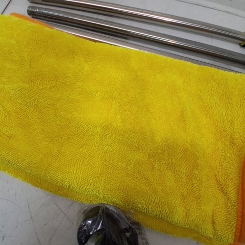 SHAMWOW SHAMPOW QUICK CAR DRY CHAMOIS SHAMMY MICROFIBER CLOTH TOWEL - REGULAR - YELLOW image 3