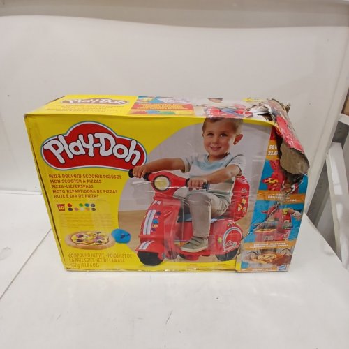 KIDS PLAY-DOH PIZZA DELIVERY SCOOTER PLAYSET - MAX 50 LBS - RED image 4