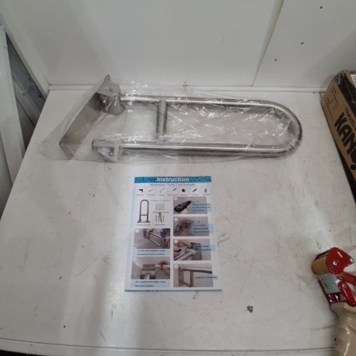 ZELEN STAINLESS STEEL FLUP-UP HANDICAP SAFETY GRAB BAR (MODEL: PT-WY-08) image 4