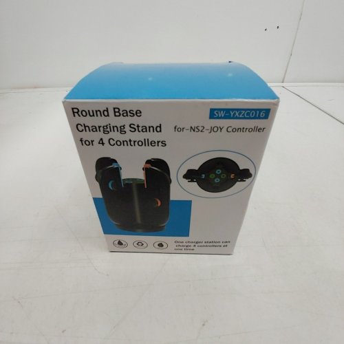 ROUND BASE CHARGING STAND FOR NS2-JOY CONTROLLERS - BLACK (MODEL: SW-YXZC016) image 3