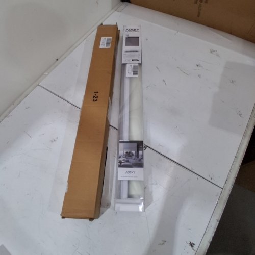 AOSKY CORDLESS ROLLER SHADES BLACKOUT BLINDS - 23" W X 72" H - IVORY WHITE image 2