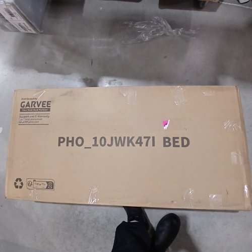 GARVEE UPHOLSTERED PLATFORM BED FRAME - TWIN XL - WHITE (MODEL: PHO_10JWK47I) image 6