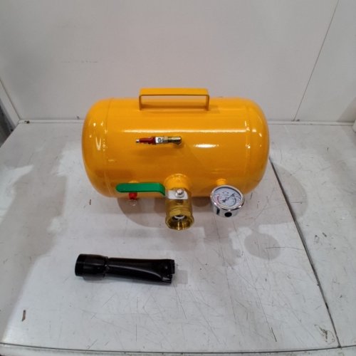 DWALE ‎PORTABLE AIR TIRE BEAD SEATER FOR CAR, TRACTOR TRUCK, ATV TANK -5GAL-145PSI-YELLOW (MODEL:‎BC-007) image 2