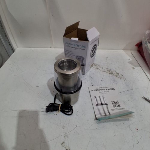 CASABREWS ELETRIC COFFEE / SPICE GRINDER - STAINLESS STEEL/BLACK (MODEL : KWG-130) image 4