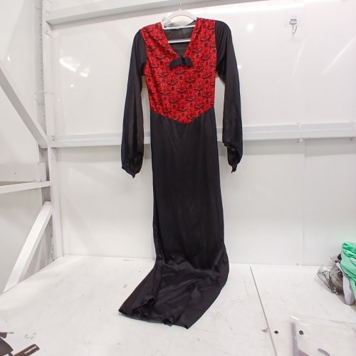 RUBIES VAMPIRE COSTUME DRESS - SMALL (4-6) - RED AND BLACK (STYLE: VAMPIRE) image 3