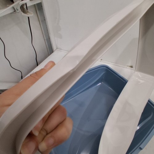 VANNESS LARGE FRAMED CAT LITTER BOX PAN - 19" X 15" X 5.25" - LIGHT BLUE (MODEL: CP4) image 4