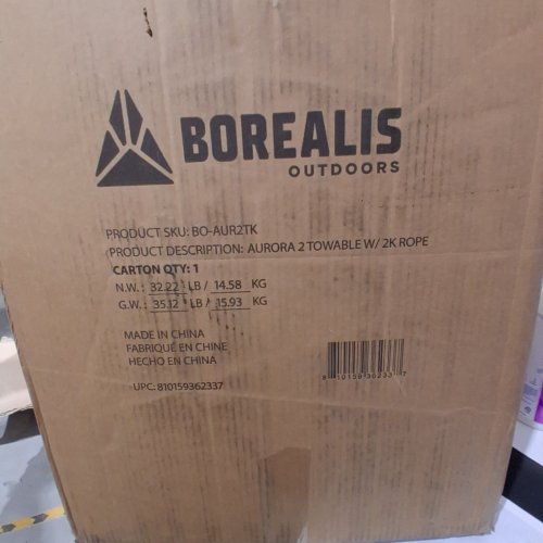 BOREALIS OUTDOORS TOWABLE TUBE - 340LBS MAX - GREEN/YELLOW image 2