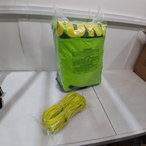 BOREALIS OUTDOORS TOWABLE TUBE - 340LBS MAX - GREEN/YELLOW image 3