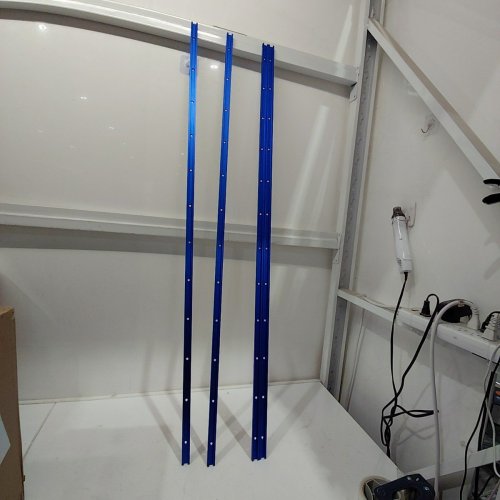 4PK T-TRACK FOR WOODWORKING MOUNTING RAILS - 48" - BLUE image 2