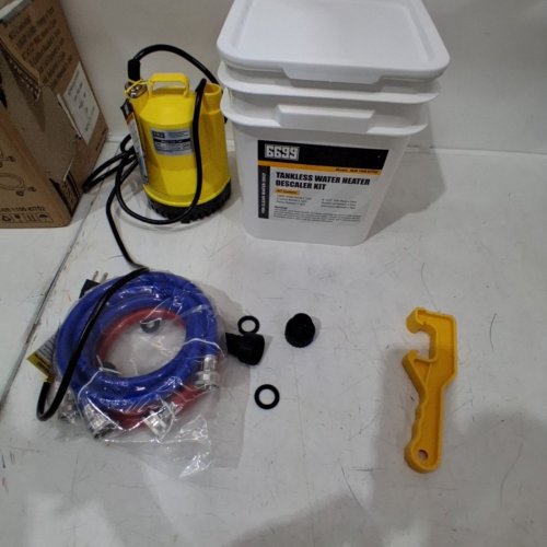 6699 TANKLESS WATER HEATER FLUSHING KIT - 27GPM 115V - WHITE (MODEL: SUB 1100 KIT02) image 3
