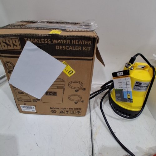 6699 TANKLESS WATER HEATER FLUSHING KIT - 27GPM 115V - WHITE (MODEL: SUB 1100 KIT02) image 5
