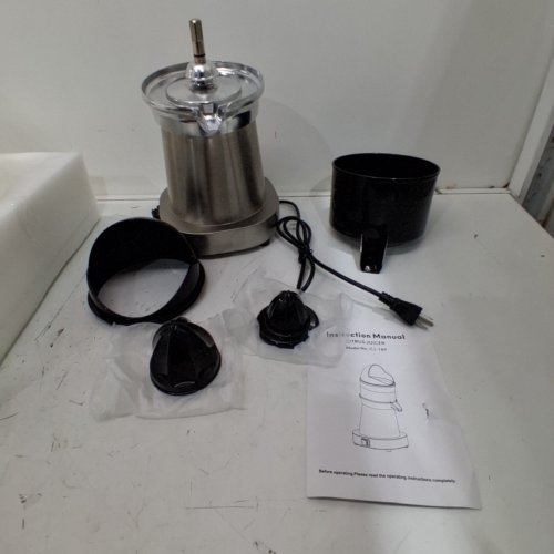 ELECTRIC CITRUS JUICER - 110-120 V, 160W - SILVER / BLACK (MODEL: CJ-189) image 4