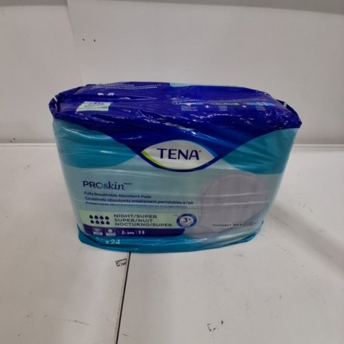 24PK TENA PROSKIN TENA PROSKIN NIGHT SUPER ABSORBENT PADS WITH ADJUSTABLE TABS, NIGHT SUPER ABSORBENCY PADS image 2
