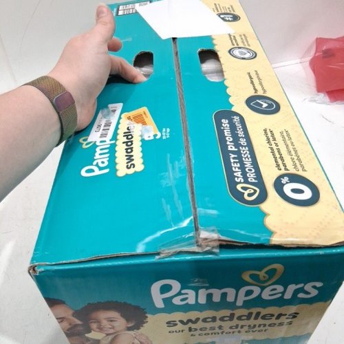 100PK PAMPERS SWADDLERS 100% LEAKPROOF DISPOSABLE BABY DIAPERS - SIZE 5 image 3