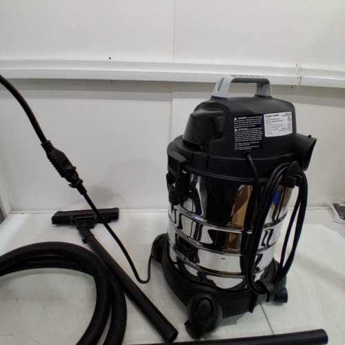 AMAZONBASICS WET/DRY VACUUM WITH ATTACHMENTS - 6GAL - 3.5HP - SILVER/BLACK (MODEL: VQ607SFD) image 2