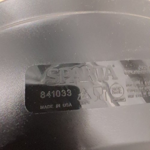 SPARTA ROUND WASTE BIN TRASH CONTAINER LID - FOR 32GAL BIN - BLACK (MODEL: 84103303) image 3