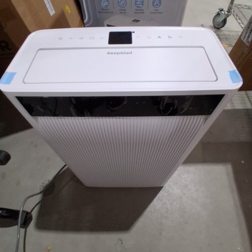 KEEPGLAD DEHUMIDIFIER WITH REUSEABLE FILTERS, COVERS 5000 SQ. FT - 6.5 L - 110-120 V - WHITE (MODEL: FDD20-5270ZV1R5-E) image 3