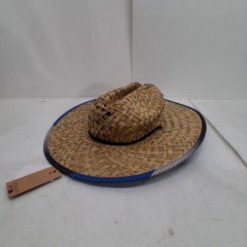 MEN'S QUIKSILVER WIDE BRIM OUTDOOR SUN PROTECTION LIFEGUARD STRAWSUN HAT - MONACO BLUE (STYLE: QSM15HA153-BYC0-L/XL) image 4
