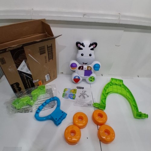 FISHER-PRICE LEARN WITH ME ZEBRA WALKER INTERACTIVE TOY - (MODEL: FPL37-9463) image 3