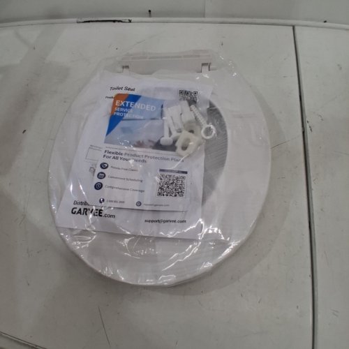 GARVEE SOFT CLOSE COMFORTABLE ERGONOMIC DESIGN TOILET SEAT - ROUND - 17'' - WHITE (MODEL: PHO_11GXF0S9) image 2