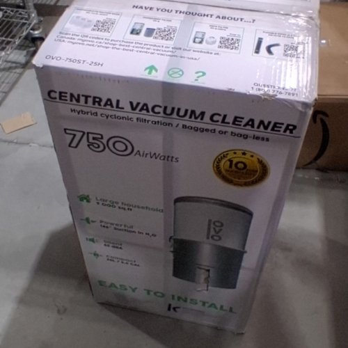 OVO HEAVY DUTY POWERFUL CENTRAL VACUUM SYSTEM- 750W - 35L - GREY\WHITE (MODEL: M5-2-OVO) image 8