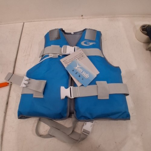 ADULTS ERK LIFE VEST FOR SWIMMNG - SMALL - BLUE image 3