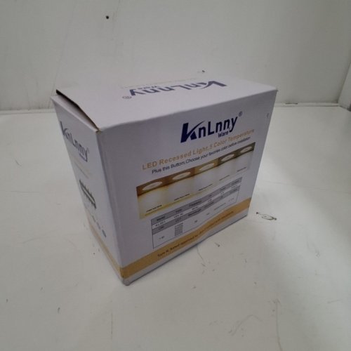 KNLNNY WARE LED RECESSED DIMMABLE LIGHT WITH JUNCTION BOX - 750 LM - 9W - 4" - WHITE (MODEL: KL001) image 2