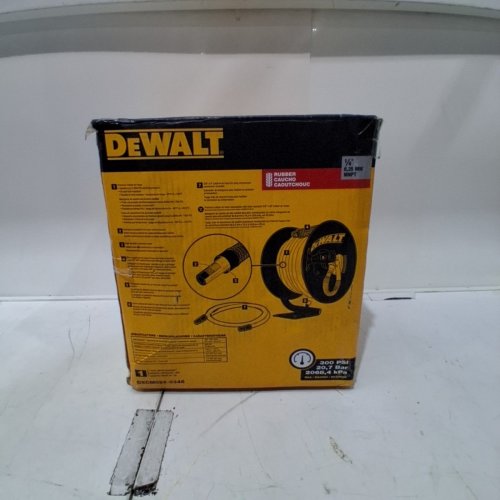 DEWALT MANUAL HOSE REEL WITH RUBBER HOSE - 3/8” X 50FT (MODEL: DXCM024-0348) image 5