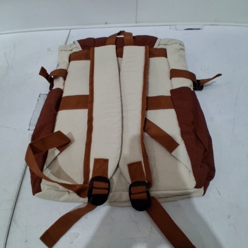 DANROSEN FLIP-TOP LIGHTWEIGHT HIKING BACKPACK - BROWN/BEIGE image 5