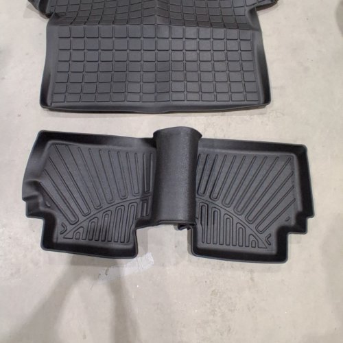 4PC YONMEOO CARGO FLOOR MATS FOR 2023-2026 KIA SPORTAGE HYBRID - BLACK image 3