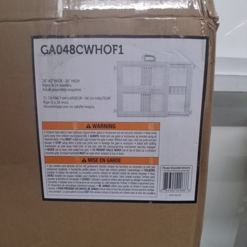 SAFETY 1ST LIFT, LOCK & SWING DUAL-MODE GATE - 28" - 42" X 26" - GREY (MODEL: GA048CWHOF1) image 4