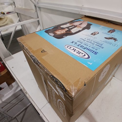 GRACO SLIMFIT3 LX 3-IN-1 CAR SEAT WITH ANTI-REBOUND BAR - GOTHAM GREY/ BLACK (MODEL: 2184499) image 4