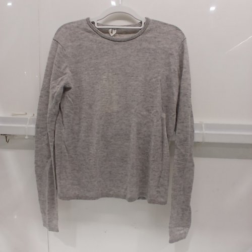 WOMEN'S ARKET LONG SLEEVE MERINO TOP - MEDIUM - GREY image 3