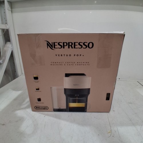 NESPRESSO VERTUO POP+ DELUXE BY DELONGHI SINGLE SERVE COFFEE & ESPRESSO MACHINE - BEIGE/BLACK (MODEL: ENV92BE) image 15