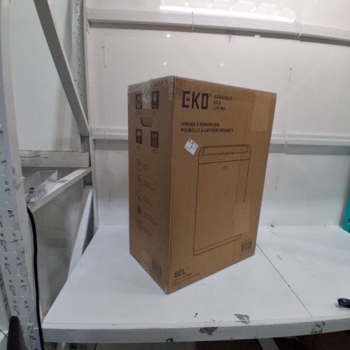EKO MIRAGE TOUCHLESS SENSOR WASTE BIN - 21.1GAL - MATTE BLACK (MODEL: EK9278) image 7