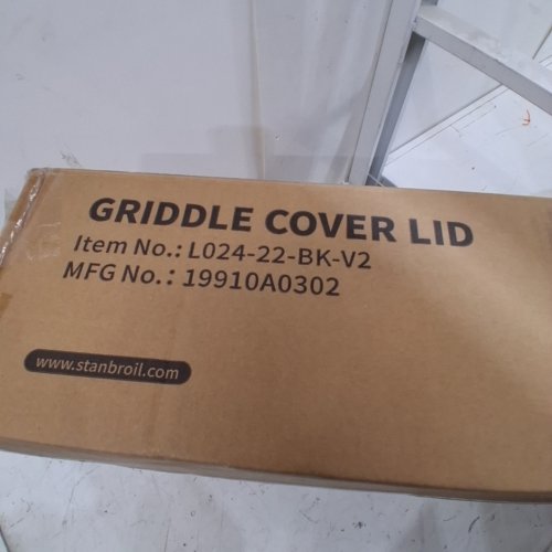 STANBROIL GRIDDLE COVER LID FOR BLACKSTONE GRIDDELS - 28" - BLACK (ITEM: L024-22-BK-V2) image 5