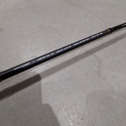 BPS MEGACAST FISHING ROD - 7FT MEDIUM-HEAVY - BLACK (MODEL: MGTC1070MHT) image 3