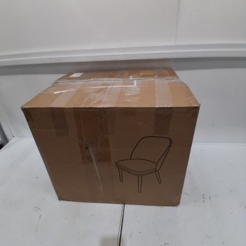 2PK COLAMY UPHOLSTERED MODERN DINING CHAIRS - 19" X 30" X 17" - BEIGE - (MODEL: 3100) image 4
