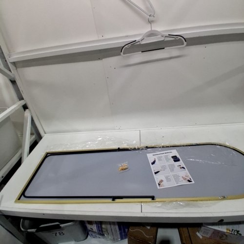 FULL LENGTH MIRROR with stand - 65" X 21" - GOLD image 3