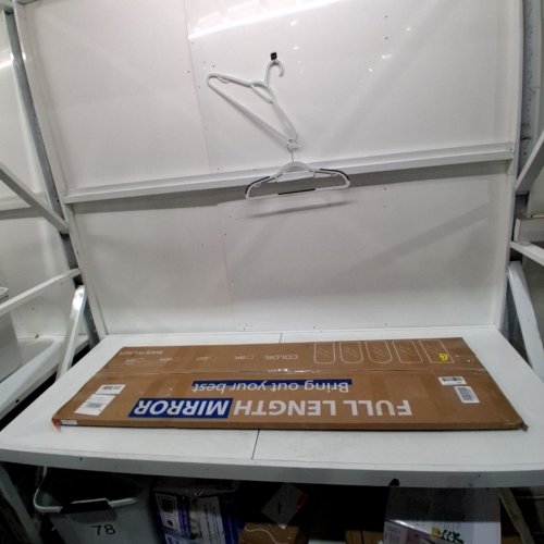 FULL LENGTH MIRROR with stand - 65" X 21" - GOLD image 4