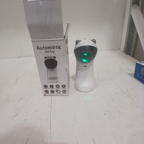 TBTEEK USB RECHARGEABLE AUTOMATIC CAT TOY - WHITE image 4