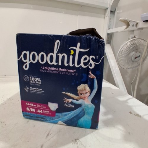 44PK GOODNITES POTTY TRAINING UNDERWEAR FOR GIRLS - SMALL/MEDIUM - FITS SIZES 6-8 - FROZEN image 3