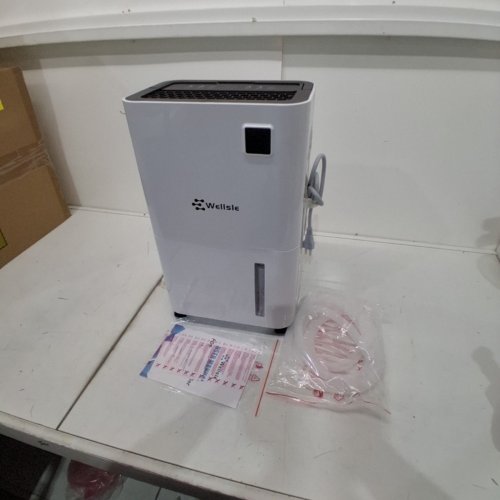 WELLSLE DEHUMIDIFIER FOR BEDROOM AND BASEMENT WITH SMART HUMIDITY CONTROL- 34 PINTS/2000SQ.FT - WHITE (MODEL: PD11DS-12L) image 3
