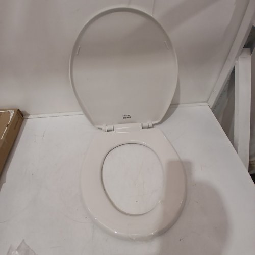 BEMIS ECONOMY PLASTIC ROUND TOILET SEAT - 17" - WHITE (MODEL: 730SLEC 000) image 2